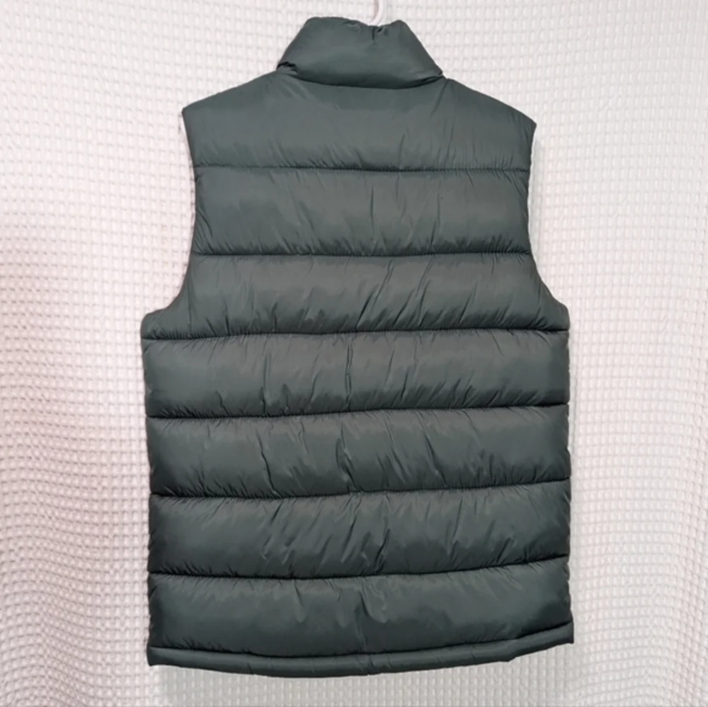 Old Navy‎ Puffer Vest Size Small Frost Free Hunter Dark Green Botany